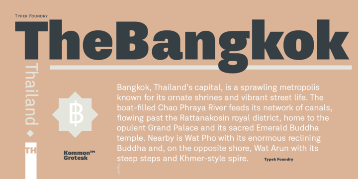 Пример шрифта Kommon Grotesk #3